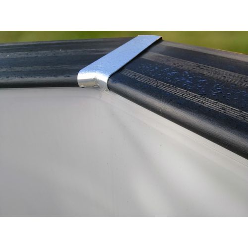 Einfache graue Auskleidung für Verbundpool 3,26 m x 1,86 m – 60/100e – Hung-Aufhängesystem