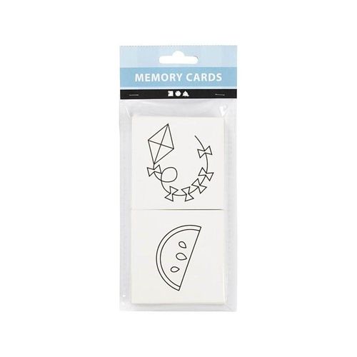 Creativ Company - Memo Cards White 13 Pairs