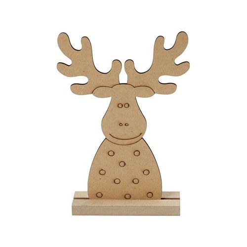 Creativ Company - Wooden Christmas figure reindeer