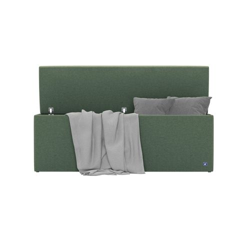 BRUNO Betttruhe 160cm in Grün | zusätzlicher Stauraum & elegantes Design
