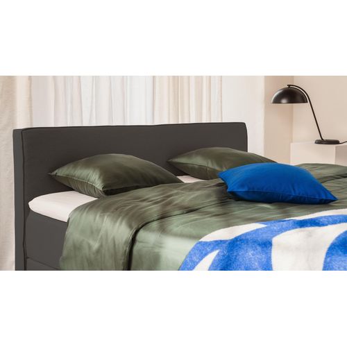 BRUNO Boxspringbett Premium 200x200cm in Schwarz | Matratzen-Härtegrad: Links H2 / Rechts H2 | mehrfach ausgezeichnet in Design & Qualität