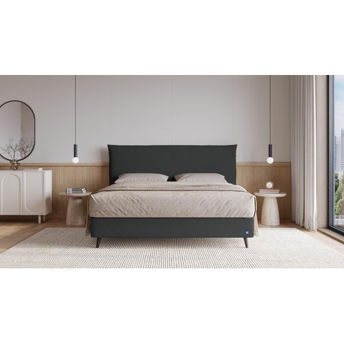 BRUNO Boxspringbett Prestige 180x200cm in Schwarz | 6 Farben & 4 Kopfteile wählbar | Luxus 27 cm Pulse-Latex-Matratze | Made in Germany