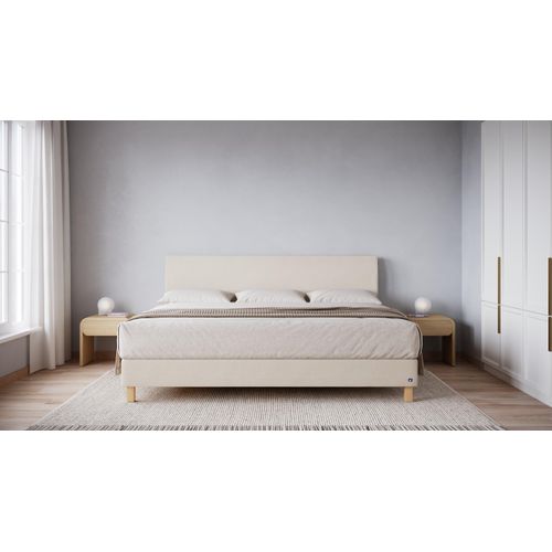 BRUNO Familienbett 240x200cm in Beige | XXL Boxspringbett Premium | mehrfach ausgezeichnet in Design & Qualität