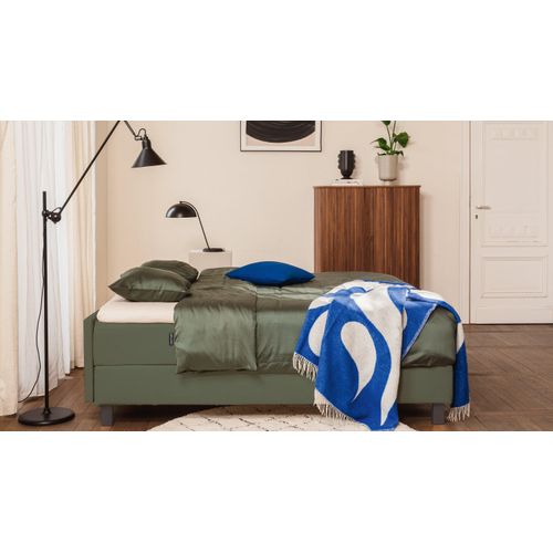BRUNO Boxspringbett Premium 180x200cm in Grün | Matratzen-Härtegrad: Links H2 / Rechts H2 | mehrfach ausgezeichnet in Design & Qualität
