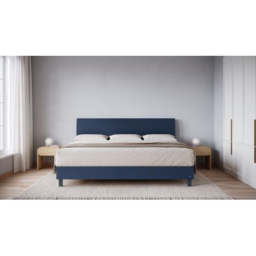 BRUNO Familienbett 240x200cm in Blau | XXL Boxspringbett Premium | mehrfach ausgezeichnet in Design & Qualität