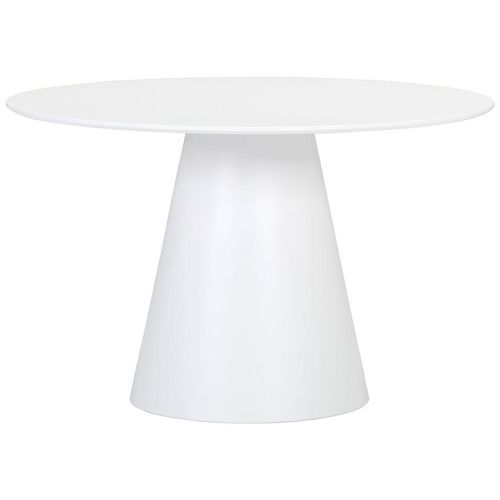 Mid.you Esstisch , Weiss , Holzwerkstoff , rund , rund , 120x76x120 cm , Esszimmer, Esstische, Esstische