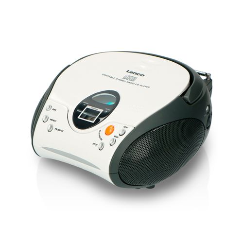 Lenco »Scd-24 Boombox« CD-Player mit Radio und Kopfhöreranschluss - weiß