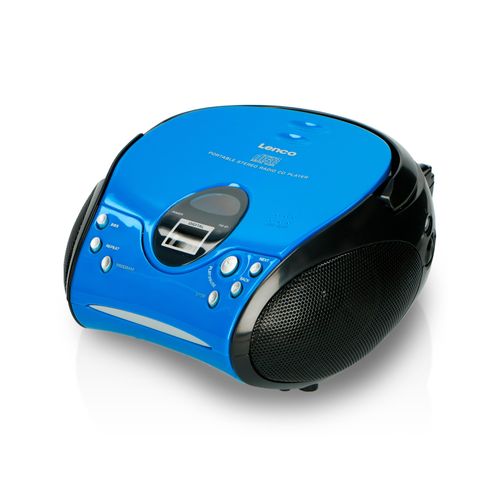 Lenco »Scd-24 Boombox« CD-Player mit Radio und Kopfhöreranschluss - blau