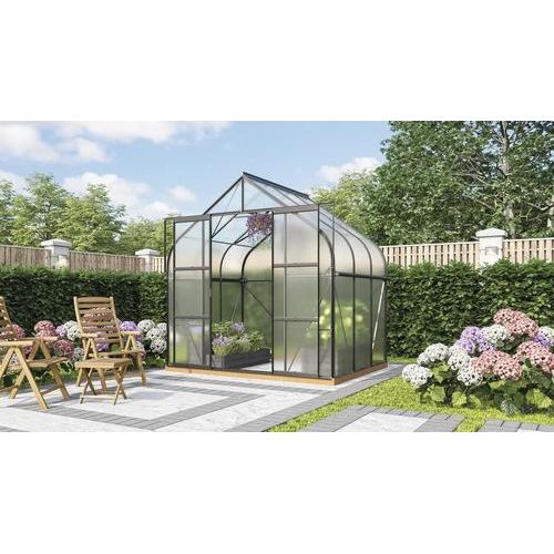 Gewächshaus Vitavia Diana 5000 Hohlkammerplatten 4 mm 263,5 x 195 cm schwarz