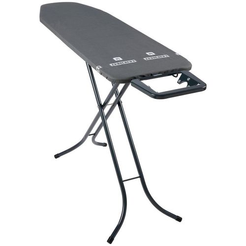 Leifheit Bügelbrett Classic M Black, Schwarz, Textil, Uni, 69 cm Schubladen, 38x88x120 cm, Haushaltsreinigung, Wäschepflege, Bügelbretter