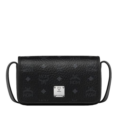 MCM Handyhüllen - Aren Visetos Lanyard Fff Bk - Gr. unisize - in Schwarz - für Damen