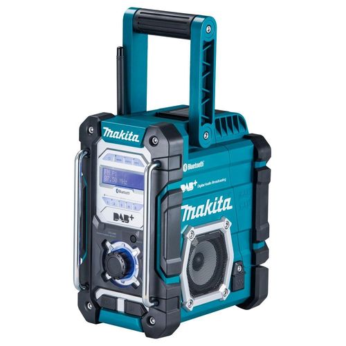 Baustellenradio MAKITA "DMR112", blau, B:27,5cm H:43,1cm T:16,5cm, Radios, ohne Akku