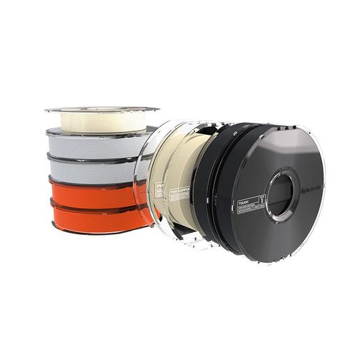 MakerBot 900-0023A 3D-Druckmaterial PVA, Zähe Polymilchsäure (PLA) Schwarz, Orange, Weiß