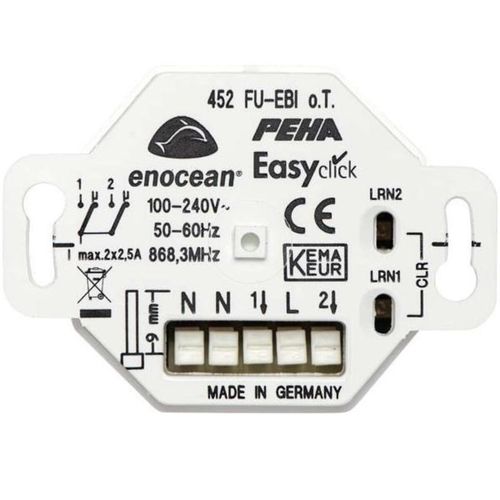 Peha Funk Empfänger UP 2 Kanal D 452 FU-EBI O.T.