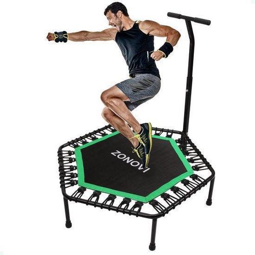 Zonovi Fitness Trampolin 250 Kilogramm - Mini-Trampolin - Kleines Trampolin - Sporttrampolin