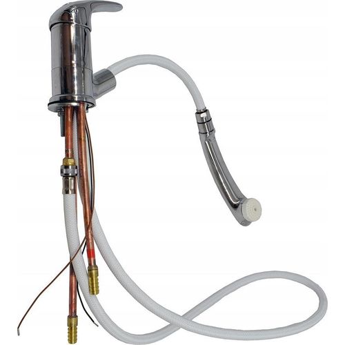 Duscharmatur, Duschhahn für Wohnwagen, mit 1,5 m Schlauch und Schalter