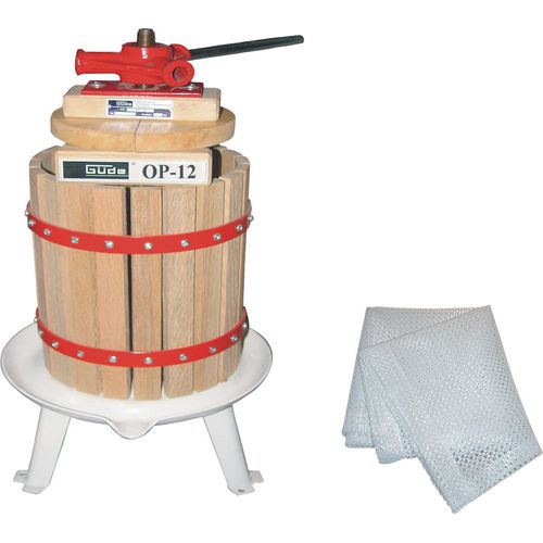 Obstpresse / Weinpresse / Beerenpresse OP 12, inkl. Presstuch