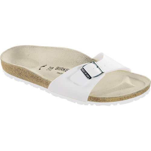 Birkenstock Sandale Madrid Weiß Birko-Flor Normal Uni