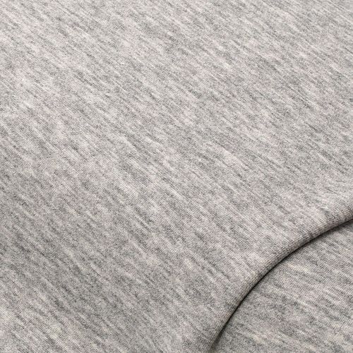 Sweatstoff Uni, grau meliert