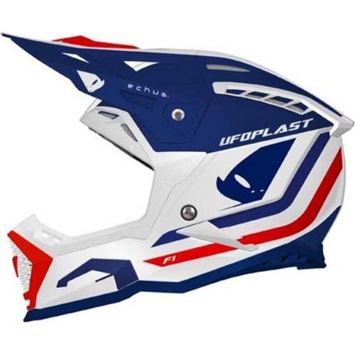 Ufo Echus Offroad-helm Weiß,Blau L Weiß,Blau L