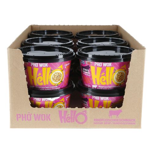 Acecook Pho Wok Rindfleisch 76 g, 12er Pack