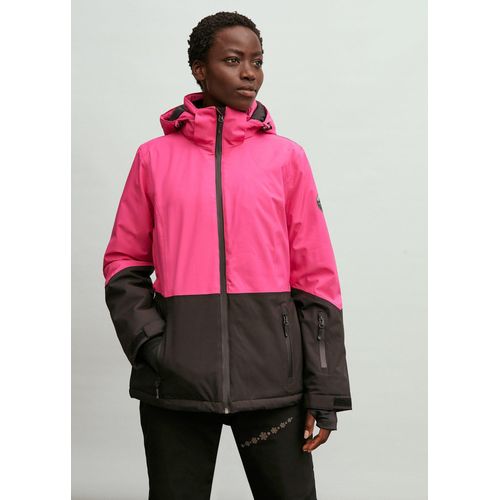 bonprix wasserdichte Ski Funktions-Jacke, pink, Gr.54, Figurbetonte Ski-Jacke mit Belüftungsschlitzen und Fleece-Futter am Rücken sowie in den Taschen, weit geschnitten