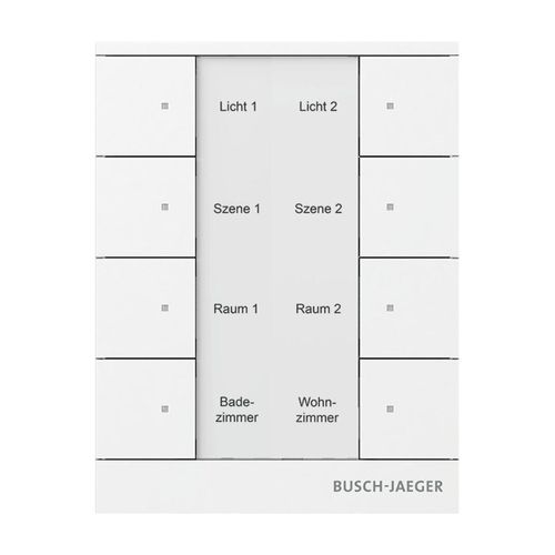 Busch-Jaeger f@h Bedienelement 8-fach SB-F-8.0.11-84, 1 Stk.