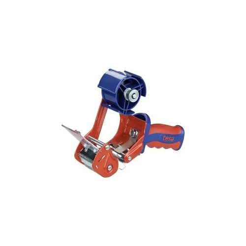 Tesa Packband-Abroller ACK® COMFORT 6400 Rot, Blau Rollenbreite (max.): 50 mm Rollenlänge (max.) 66 m Verstellbar, Mit Bremsvorrichtung