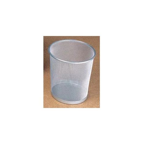 Papierkorb 15l Mesh silber