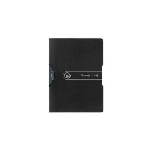 Herlitz Bewerbungsmappe Express-Clip A4 PP schwarz