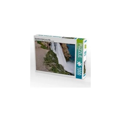 Wasserfall im Ortsteil Lala in Side (Puzzle)