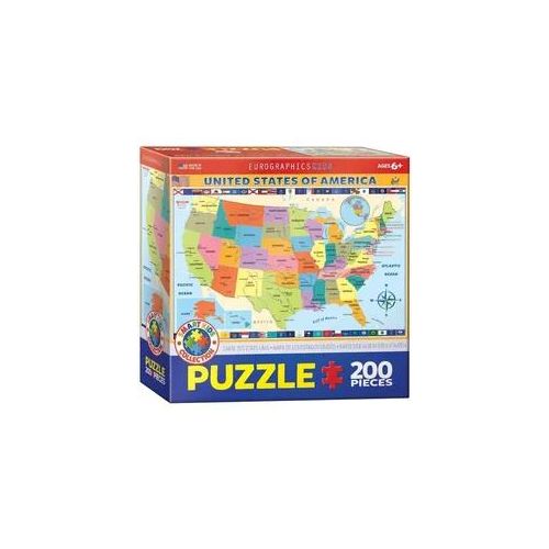 Karte der Vereinigten Staaten 200 Teile