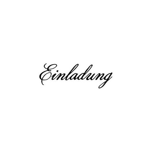 Stempel Einladung III