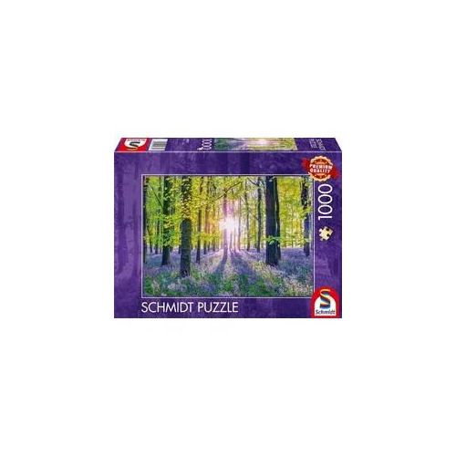 Zarte Glockenblumen im Wald, Puzzle 1.000 Teile