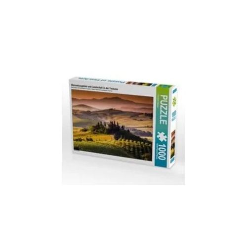 CALVENDO Puzzle Weinanbaugebiet und Landschaft in der Toskana 1000 Teile Lege-Größe 64 x 48 cm Foto-Puzzle Bild von Elisabeth Stanzer