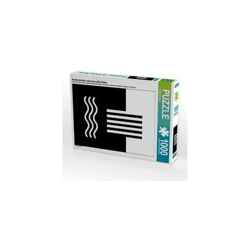 Kontrastreiche schwarz-weiße Bilder (Puzzle)