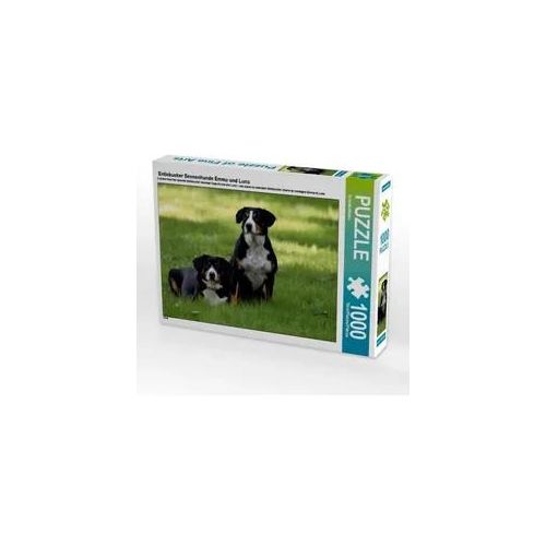 Entlebucher Sennenhunde Emma und Luna (Puzzle)