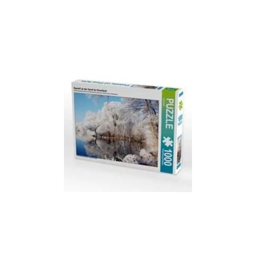 CALVENDO Puzzle Raureif an der Havel im Havelland 1000 Teile Lege-Größe 64 x 48 cm Foto-Puzzle Bild von Anja Frost