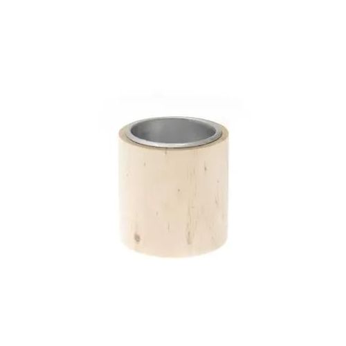 Holz Kerzenhalter rund,Ø 5,5 cm, H 5,5 cm, für Kerzen Ø 4 cm