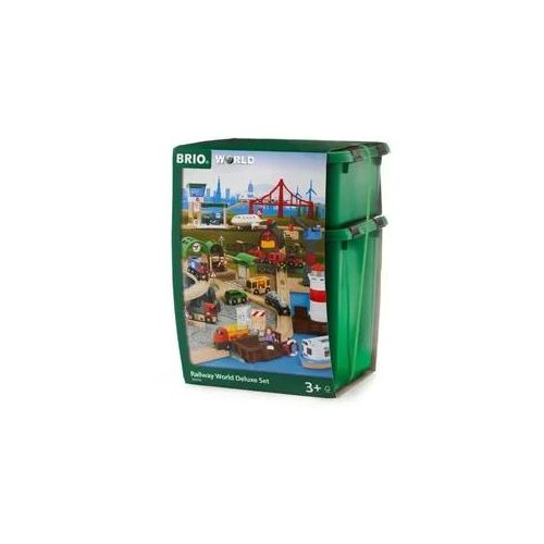BRIO World - Großes Premium Set in Kunststoffboxen