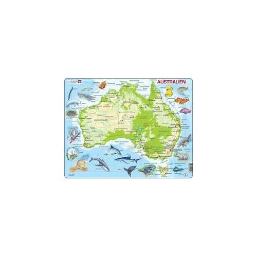 Puzzle - Australien (physisch)