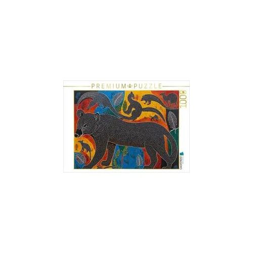CALVENDO Puzzle Tiergeistwesen umkreisen Lebenskraft 1000 Teile Lege-Größe 64x48cm Foto-Puzzle für glückliche Stunden