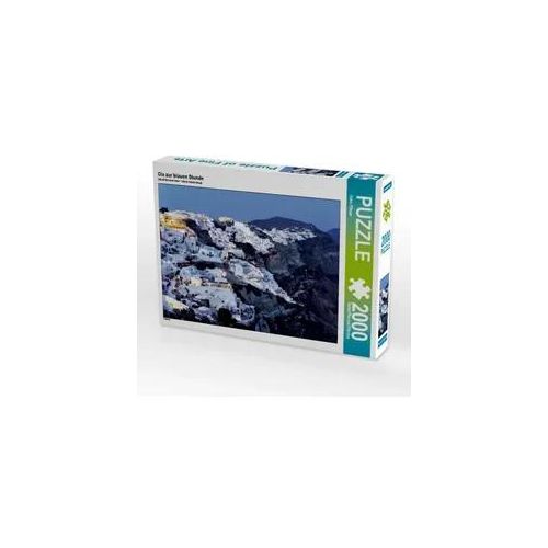 Oia zur blauen Stunde (Puzzle)