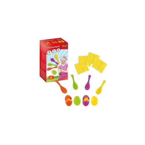 Idena Eierlaufspiel mit Eigelb-Sandsäckchen 12 Teile