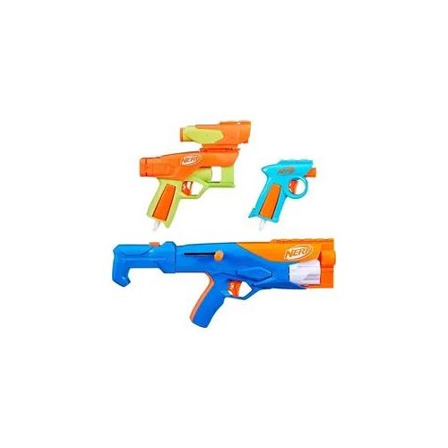 Hasbro F8633EU4 - Nerf N Series Gear Up Pack, High-Performance-Blaster-Set mit 3 Blaster und 18 Nerf N1 Darts