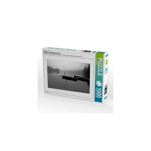 CALVENDO Puzzle Nebel um Landsberg am Lech 1000 Teile Lege-Größe 64 x 48 cm Foto-Puzzle Bild von Martina Marten