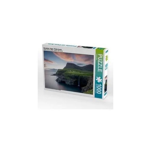 Gásadalur, Vágar, Färöer-Inseln (Puzzle)