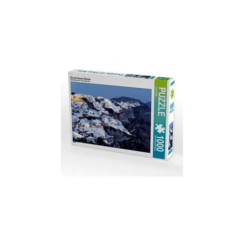 Oia zur blauen Stunde (Puzzle)