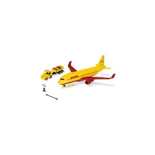 Siku 1702 DHL Frachtflugzeug mit Zubehör