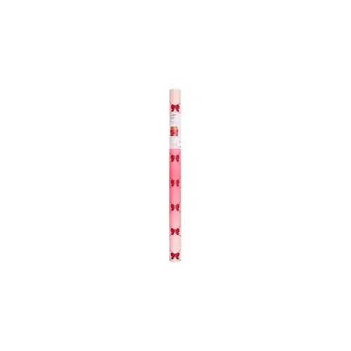 Geschenkpapier Pixel Schleifen, Neon Pink